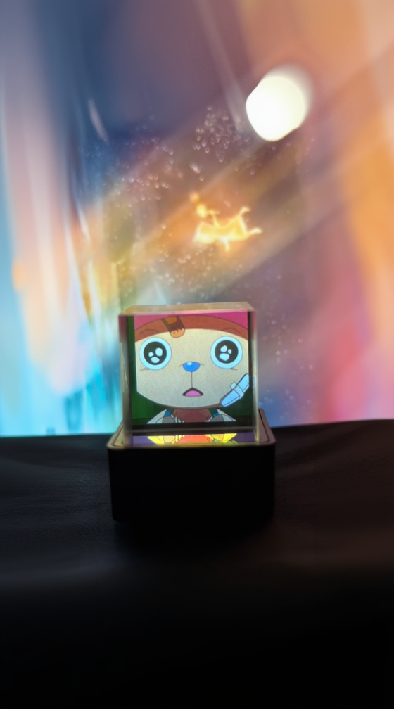 Lumora Holographic Cube